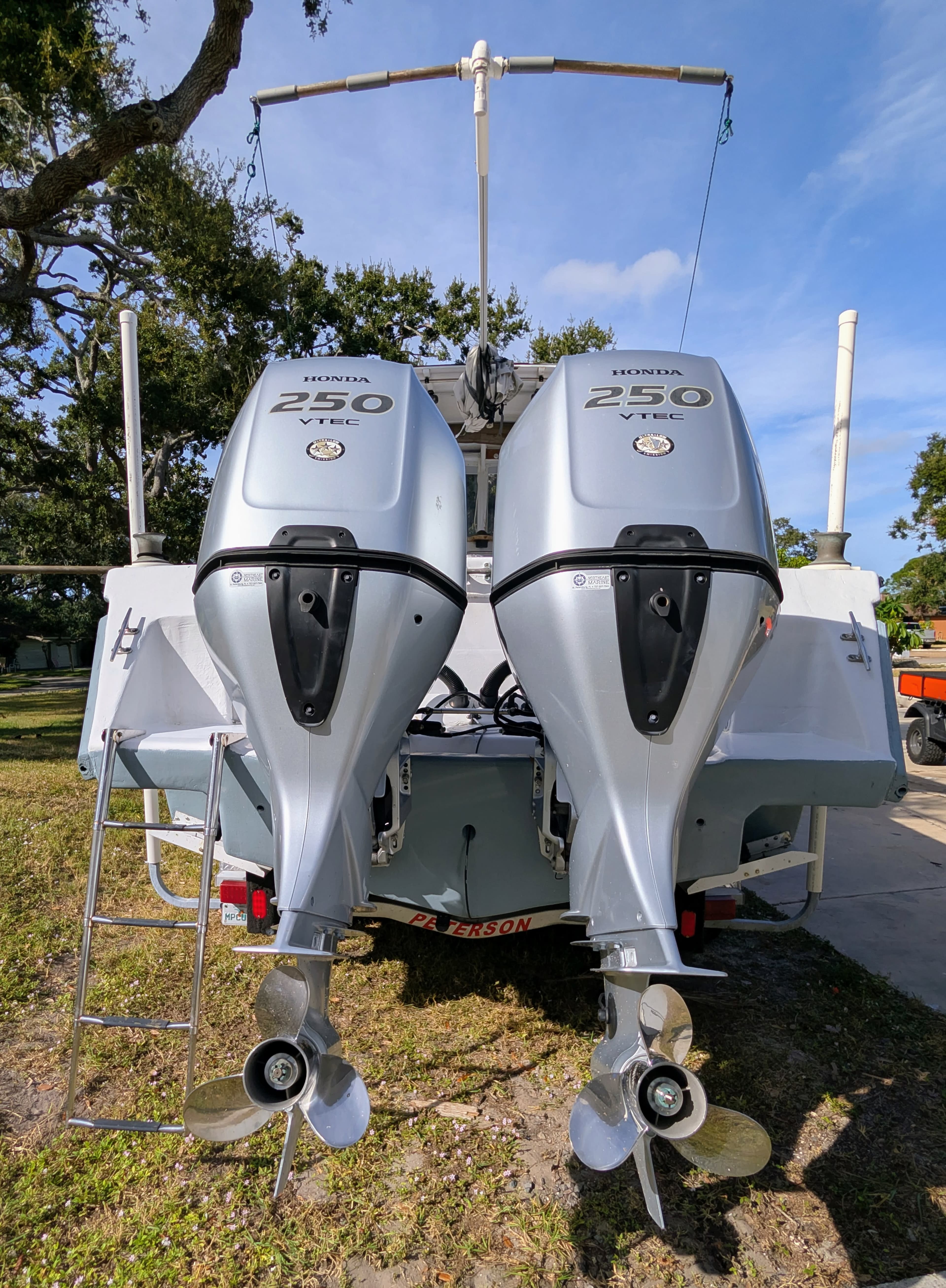 1971 Custom Tolley Craft 28' Sports Fisher thumbnail 2