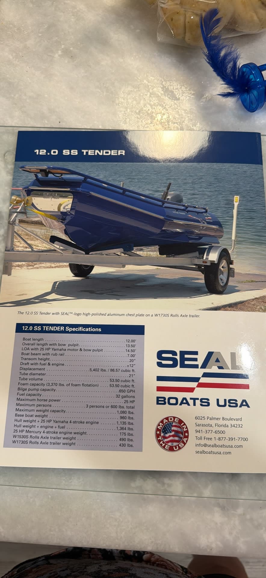 2026 SEAL SS TENDER 12 Ft thumbnail 2